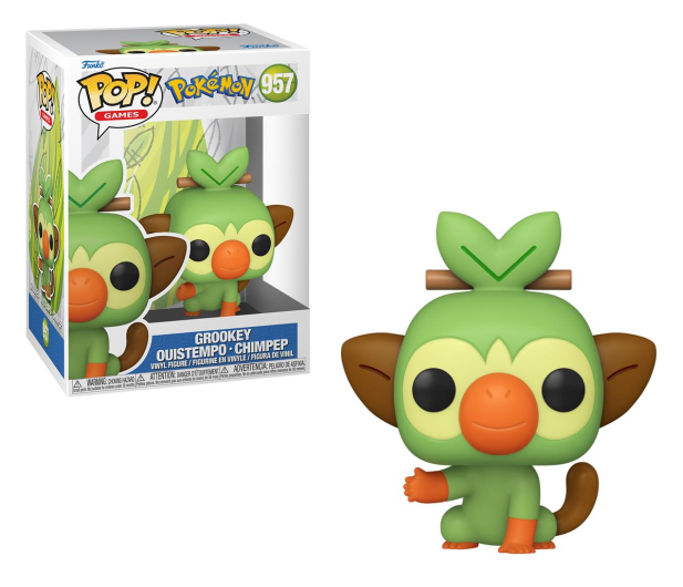 Funko POP Games: Pokemon - Grookey - 1228632 - zdjęcie